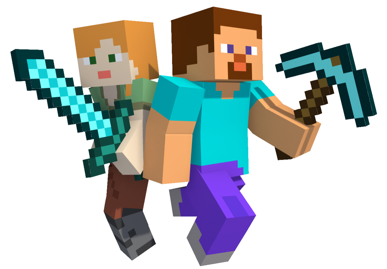 Alex and Steve ready for an adventure